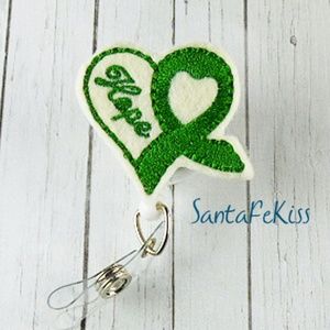 Mental Health Awareness Felt Badge Reel